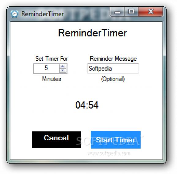 ReminderTimer screenshot