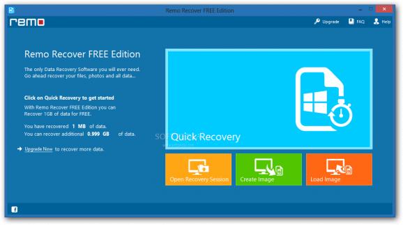 Remo Recover FREE Edition screenshot