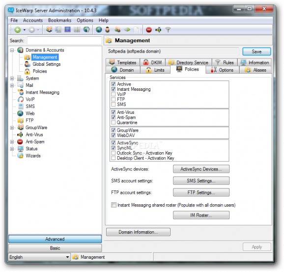 Remote Administration Console screenshot