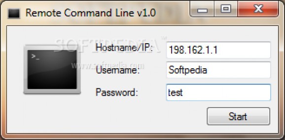 Remote Command Line screenshot