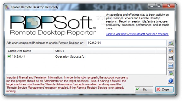 Remote Desktop Admin Toolkit screenshot