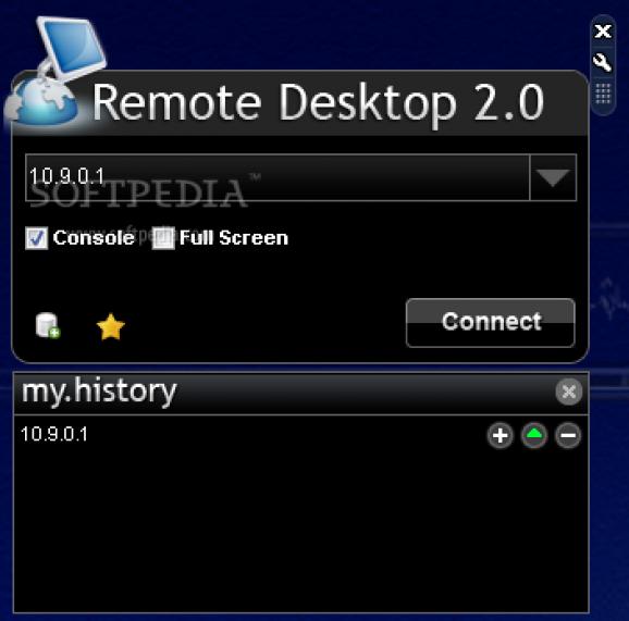 Remote Desktop Gadget screenshot