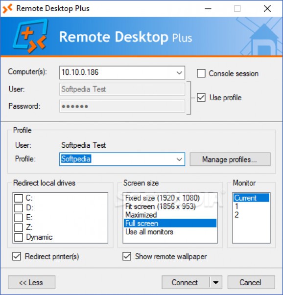 Remote Desktop Plus screenshot