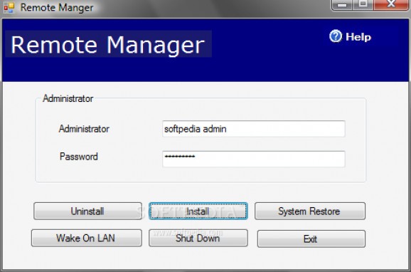 Remote Manager screenshot
