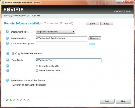 Remote Software Installation screenshot