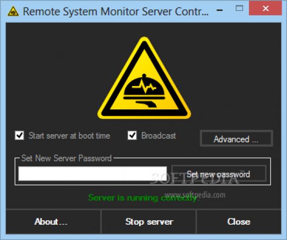 Remote System Monitor Server screenshot