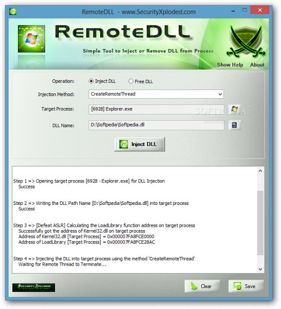 RemoteDLL screenshot