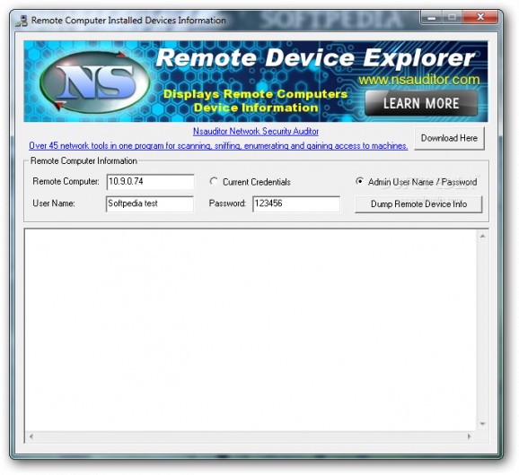 Remote Device Explorer screenshot