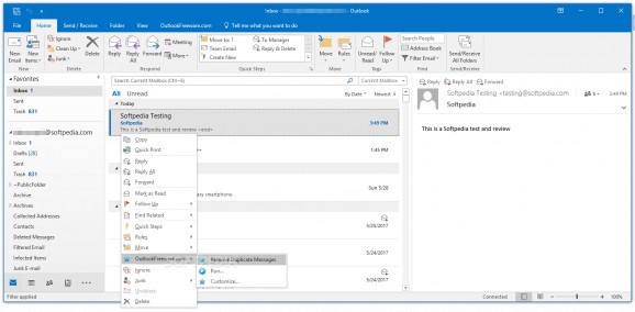 Remove Duplicate Messages for Outlook screenshot