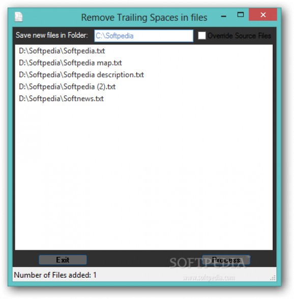 Remove Trailing Spaces in files screenshot