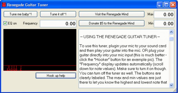 Renegade Guitar Tuner screenshot