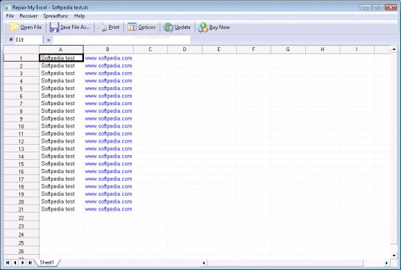 Repair My Excel screenshot