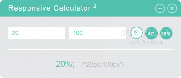 Responsive Calculator screenshot