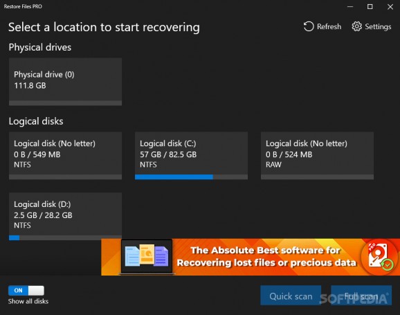 Restore Files PRO screenshot