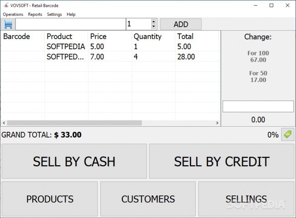 Retail Barcode screenshot