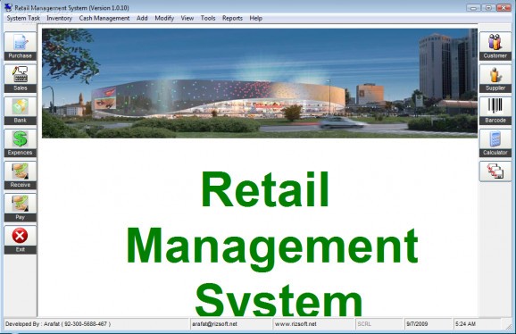 Retail Management System screenshot