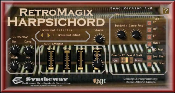 RetroMagix Harpsichord VSTi screenshot