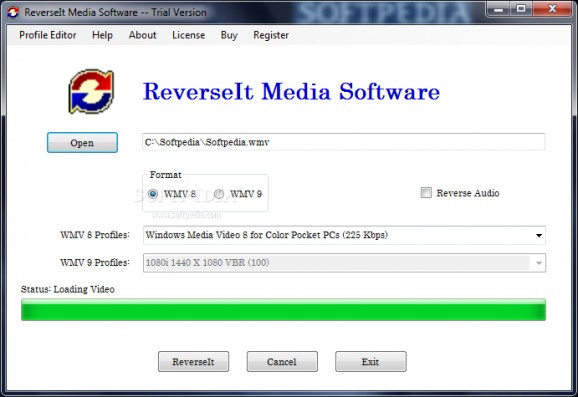 ReverseIt Media Software screenshot