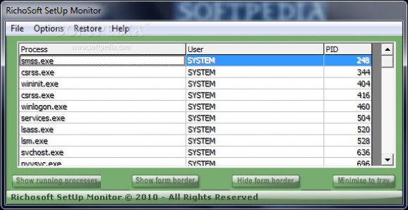 RichoSoft SetUp Monitor screenshot