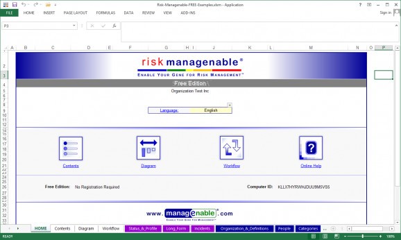 Risk Managenable FREE Edition screenshot