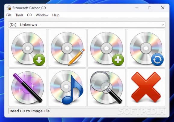 Rizonesoft Carbon CD screenshot