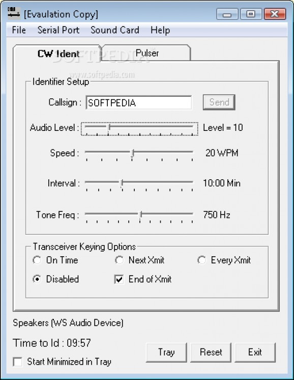 RoMac CW Identifier & Tuning Pulser screenshot