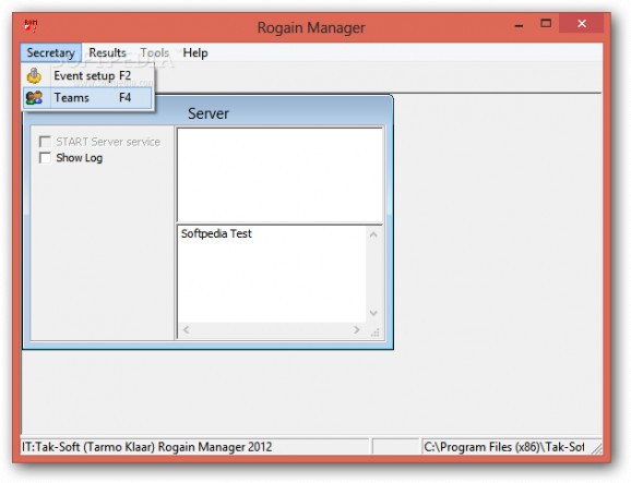 Rogaine Manager screenshot