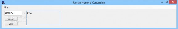 Roman Numeral Conversion screenshot