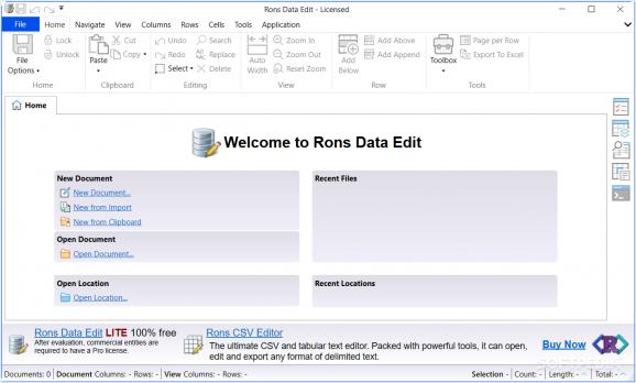 Rons Data Edit screenshot