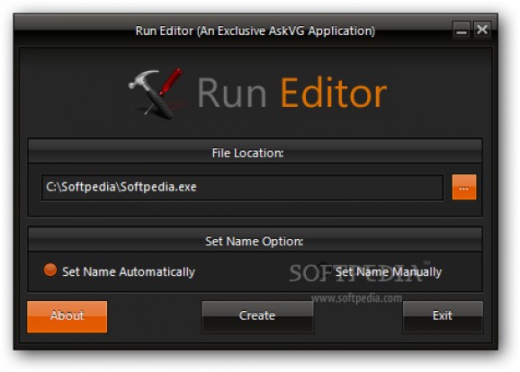 Run Editor screenshot