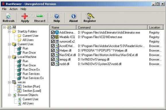 RunViewer screenshot
