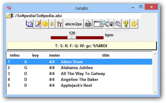 Runabc screenshot