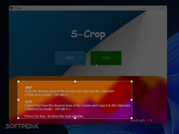 S-Crop screenshot