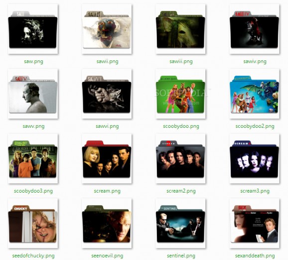 S Movie BIG folder icon pack screenshot