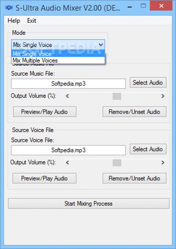 S-Ultra Audio Mixer screenshot