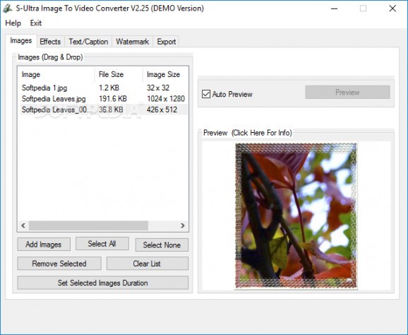S-Ultra Image To Video Slideshow screenshot