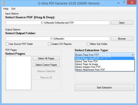 S-Ultra PDF Extractor screenshot