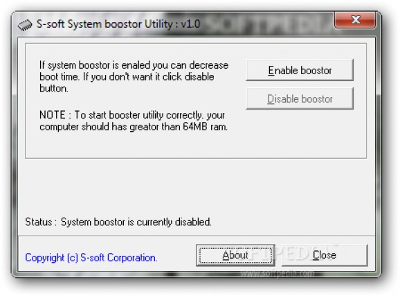 S-soft System Boostor screenshot