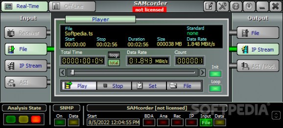 SAMcorder screenshot