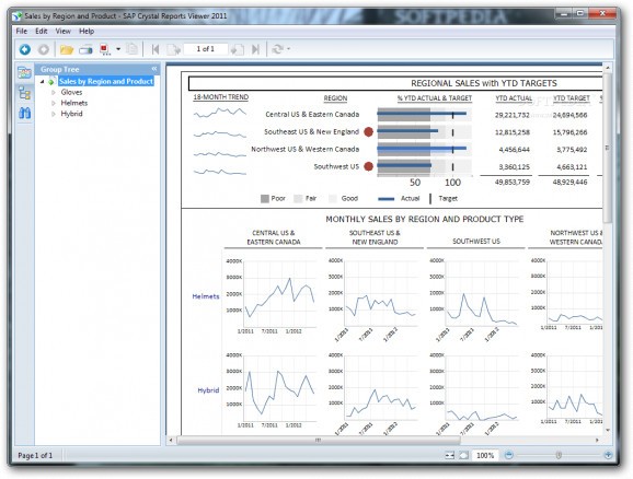 SAP Crystal Reports Viewer screenshot