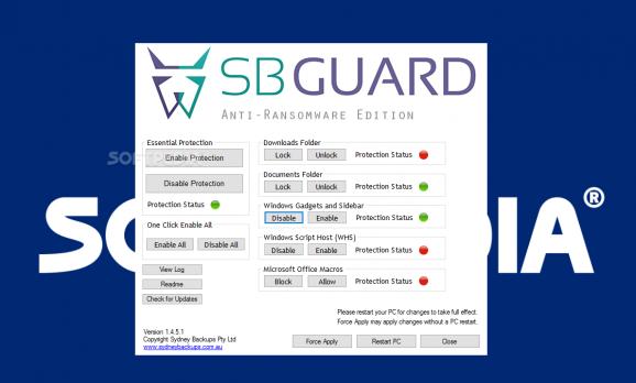 SBGuard Anti-Ransomware screenshot