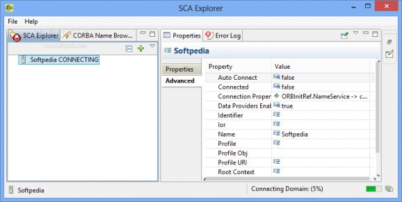 SCA Explorer screenshot