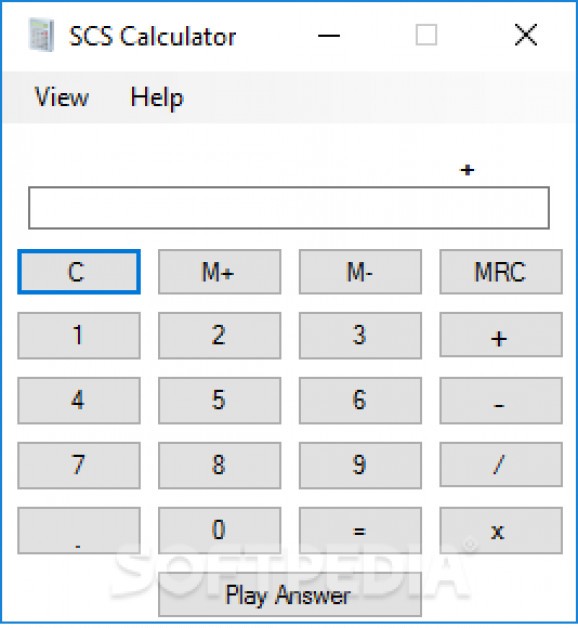 SCS Calculator screenshot