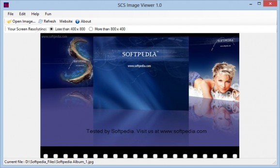 SCS Image Viewer screenshot