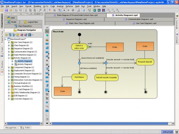 SDE for IntelliJ IDEA (ME) for Windows Modeler Edition screenshot