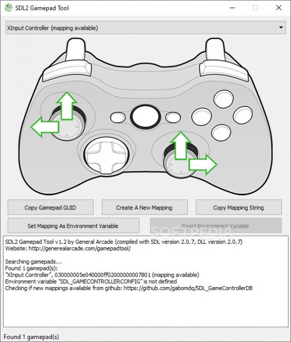 SDL2 Gamepad Tool screenshot