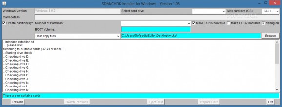 SDM/CHDK Installer screenshot