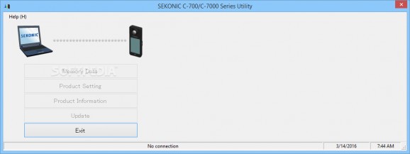SEKONIC C-700/C-7000 Series Utility screenshot