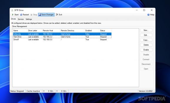 SFTP Drive screenshot