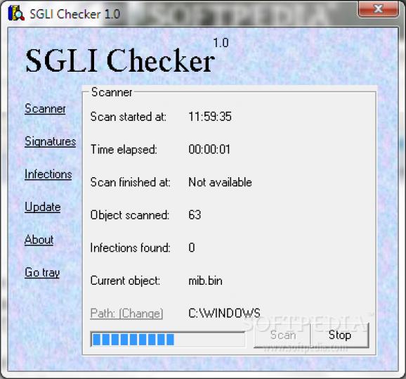 SGLI Checker screenshot